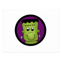 Halloween Frankie Tshirts and Gifts Post Cards