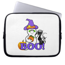 Halloween Ghost Boo Computer Sleeve