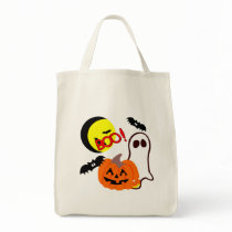 Halloween Ghost Friends Canvas Bags