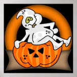 Halloween Ghost Poster