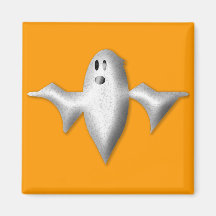 Halloween Ghost Refrigerator Magnet