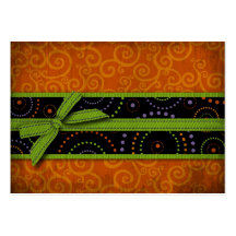 Halloween Gift Tag Business Card Templates