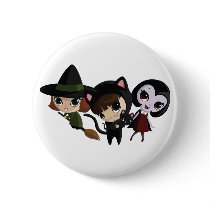 Halloween Girls Pins