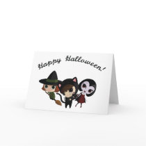 Halloween Girls Cards