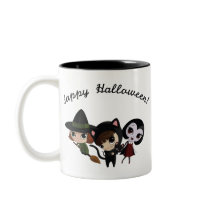Halloween Girls Coffee Mugs