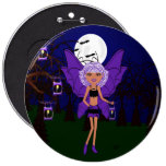Halloween Gothic Faery Eve Hallow Button