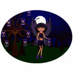 Halloween Gothic Faery Raven Photo Sculpture photo sculptures