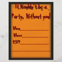 Halloween Graveyard Scene Silhouette Flyer