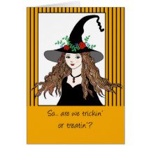 halloween greeting card
