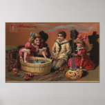 Halloween GreetingBobbing for Apples #2 Print