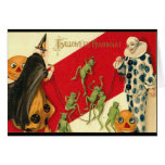 Halloween Greetings Invitation Cards