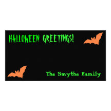 Halloween Greetings Photo Card