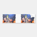 Halloween - Greyhound - Pena Bumper Stickers