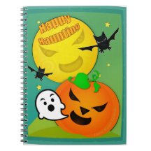 Halloween Happy Haunting Photo Notebook