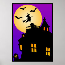 Halloween Haunted House Poster