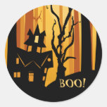 Halloween Haunted House Sticker
