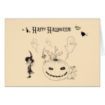 Halloween heureux carte