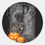 Halloween - Howloweenie Mastiff - Cyclone Stickers