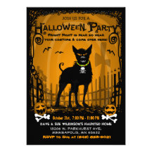 Halloween Invitation - Evil Dog Halloween Party