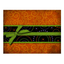 Halloween Invitation Postcard
