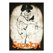 Halloween Invites with Bigfoot