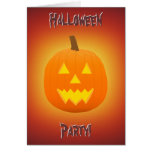 Halloween : Jack-o'-lantern : Carte d'invitation