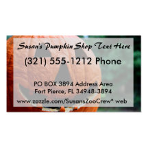 Halloween Jack O Lantern close up Business Card Templates