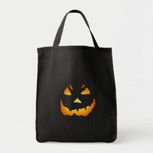 Halloween: Jack-o-Lantern Face: Bag