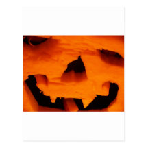 Halloween Jack-O-Lantern Face Post Cards