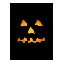 Halloween: Jack-o-Lantern Face: Postcards