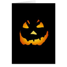 Halloween : Jack-o'-lantern font face : Cartes De Vœux