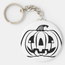 Halloween Jack O' Lantern Key Chains