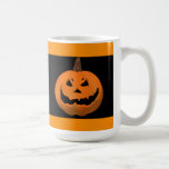 Halloween : Jack-o'-lantern mauvais : Tasse de caf