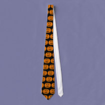 Halloween Jack O Lantern Pumpkin ties