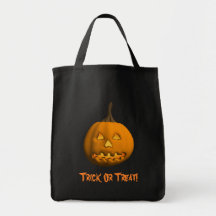 Halloween: Jack-O-Lantern: Trick or Treat Bag