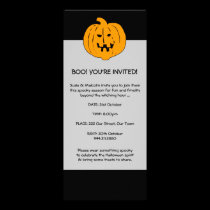 Halloween Jack O'Lantern Invitation invitations