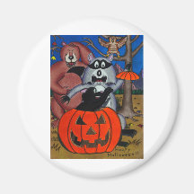 Halloween Jolt Fridge Magnet