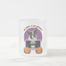 Halloween - Just a Lil Spooky - Boston Terrier Mug