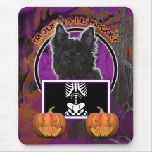 Halloween - Just a Lil Spooky - Cairn - Rosco Mousepads