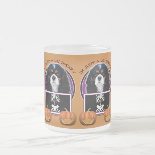 Halloween - Just a Lil Spooky - Cavalier - Tri-col Coffee Mugs
