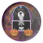 Halloween - Just a Lil Spooky - Cavalier - Tri-col Party Plate