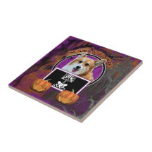 Halloween - Just a Lil Spooky - Corgi - Owen Tiles