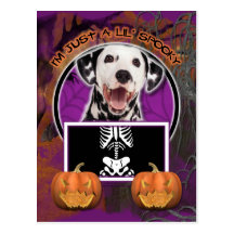 Halloween - Just a Lil Spooky - Dalmatian Post Cards