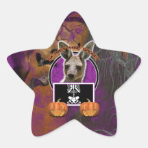 Halloween - Just a Lil Spooky - Kangaroo Star Stickers