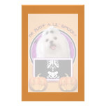 Halloween - Just a Lil Spooky - Maltese Customized Stationery