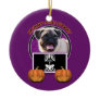 Halloween - Just a Lil Spooky - Pug Ornament