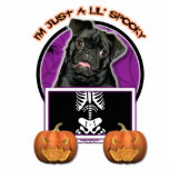 Halloween - Just a Lil Spooky - Pug - Ruffy Photo Cutout