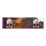 Halloween - Just a Lil Spooky - Saluki Bumper Stickers