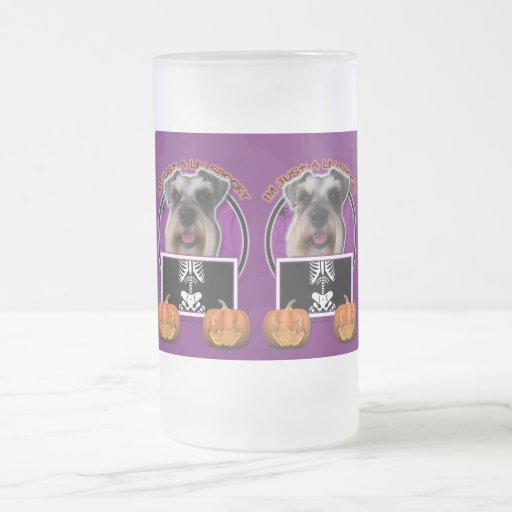 Halloween - Just a Lil Spooky - Schnauzer Mugs