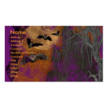 Halloween - Just a Lil Spooky - Sheltie Business Cards